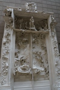 The Gates of Hell sculpture by Rodin at the Musee D'Orsay