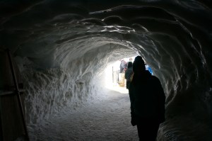 Heading out the tunnel