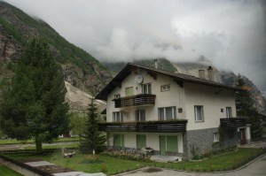 Typically village-side view