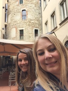 Astrid and Cecily about to head out on an excursion.